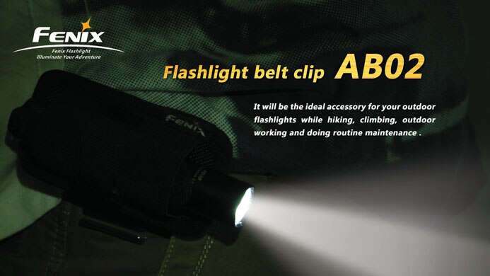 Fenix  ab02 zaklamp zaklamp riemclip tas holster  e21 ld10 ld20 pd10 pd20 pd30