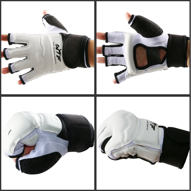 Wtf Goedkeuren Taekwondo Palm Foot Protector Guard Karate Hand Voet Handschoenen Guard Kickboksen Boot Palm Enkel Beschermen Pak Gear