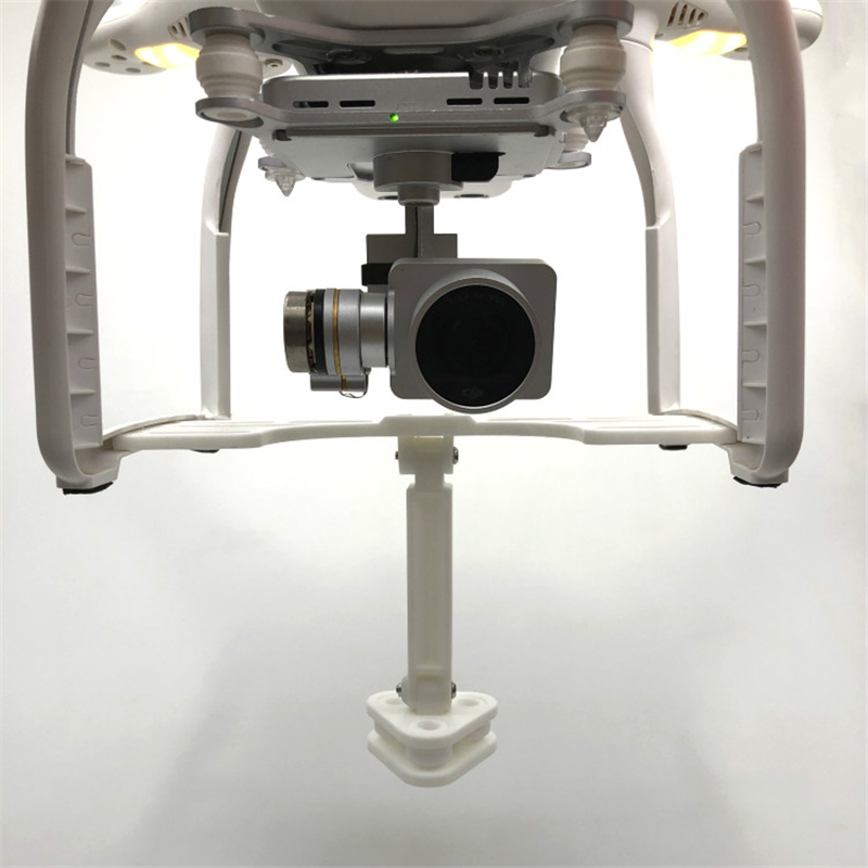 Sunnylife phantom 3 360 graders vr kamera gimbal holder stødabsorberingsbeslag med 1/4 skrue 3d trykt med til dji phantom 3