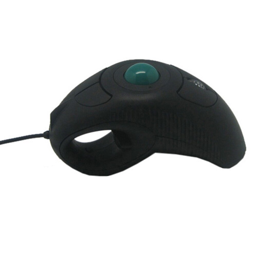 Optical USB Trackball Mouse Finger Using Win7 OS Mice Cable Grip / Desktop Dual-purpose Track Mouse For Laptop PC Home Computer