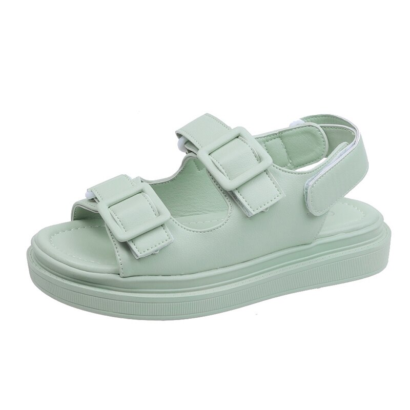 Heel Flat Sandal Shoe Female Sandals Comfort Shoes for Women Leather Summer Beach Casual Shoes Woman Sandal