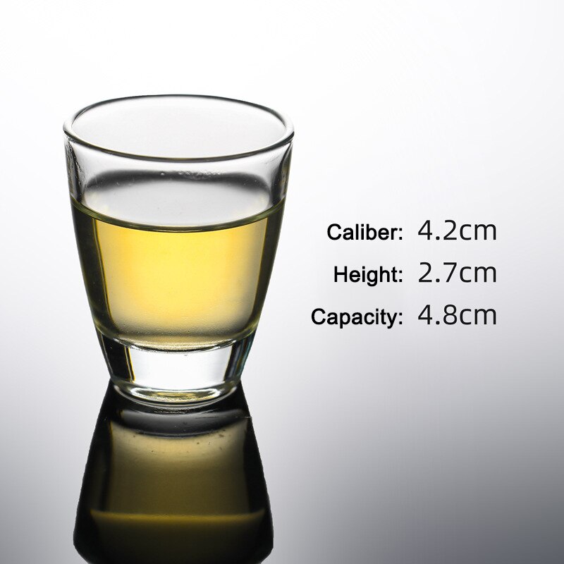 Heavy Base Shots Glass Chineses Style Drinking Tool Bar and Party Glass Tumblers can CSV: No.11 White Wine Gla