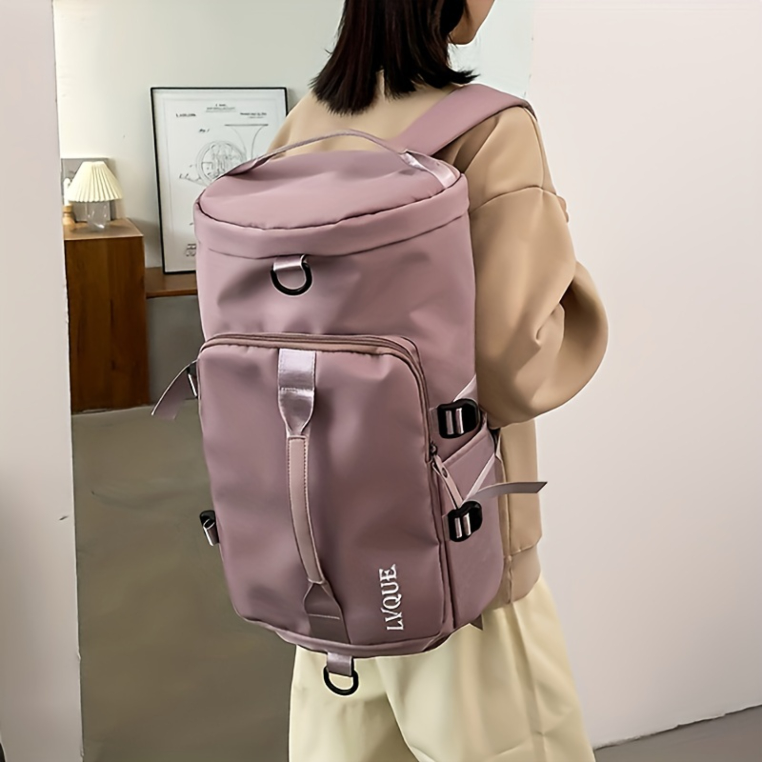 Waterproof Sports Travel Bag – High-Capacity, Multifunctional with Wet/Dry Separation, Utility Pocket for Fitness & High Schoo