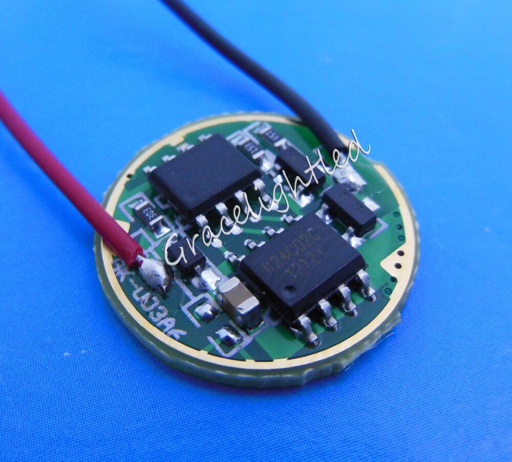 ! 2 sets Cree XML-T6 White Color 10W LED chip 16MM + 5 Modes DC3.7V 2.5A LED Driver for flashlight parts