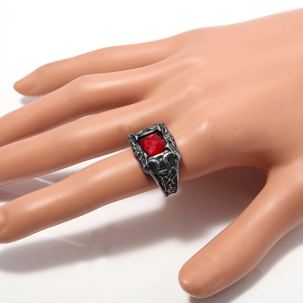 Dark Souls Adjustable Rings for Men Vintage Havel's Demon's Scar Chloranthy Serpent Leo Darkmoon Ring Jewelry