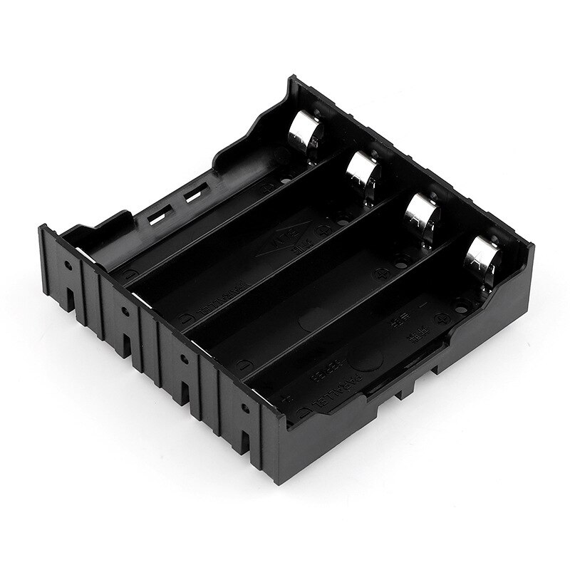 4/3/2/1x 18650 Battery Storage Box Case DIY 1 2 3 4 Slot Way Batteries Clip Holder Container With Wire Lead Pin Z2: 4x slots