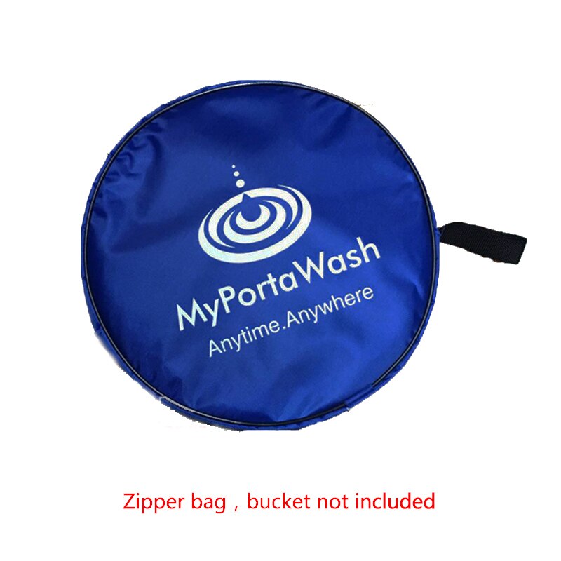 Collapsible Water Container Portable Water Storage Carrier Bucket for RVs Camping Fishing Boating Hiking: Zipper Bag