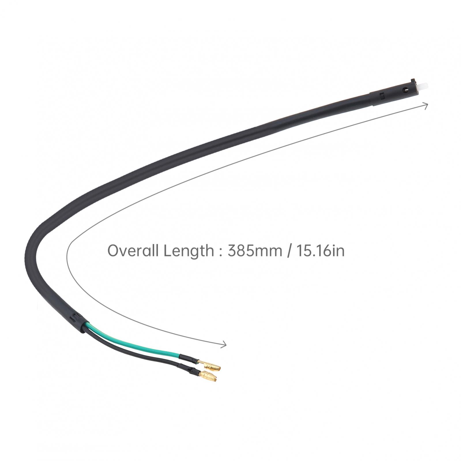 Cables de interruptor de luz de freno delantero/trasero de 2 cables aptos para motocicleta Scooter mano/pedal de pie línea de interruptor de freno de tambor: Verde militar