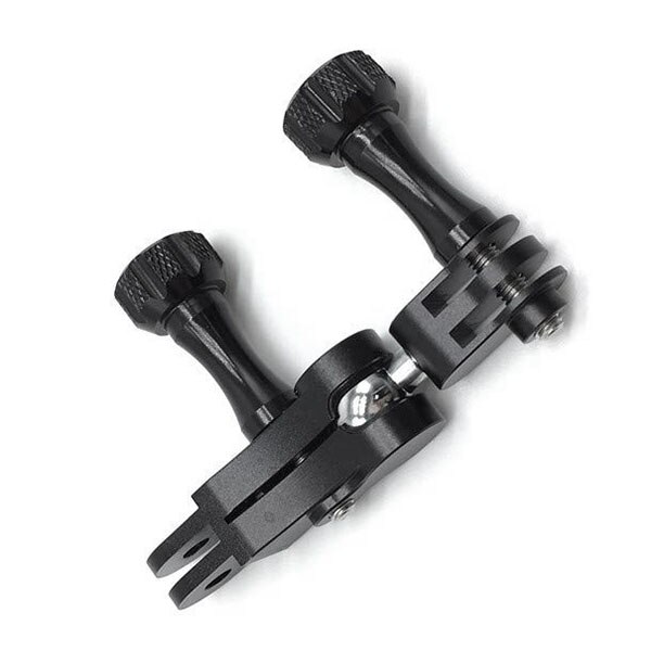 Alumiiniseoksesta valmistettu käsivarsikiinnitys pallonivelteline 360 astetta kääntyvä pyörivä kolmijalka adapteri gopro hero 6/ hero 5 mustalle/hero 4 sessille