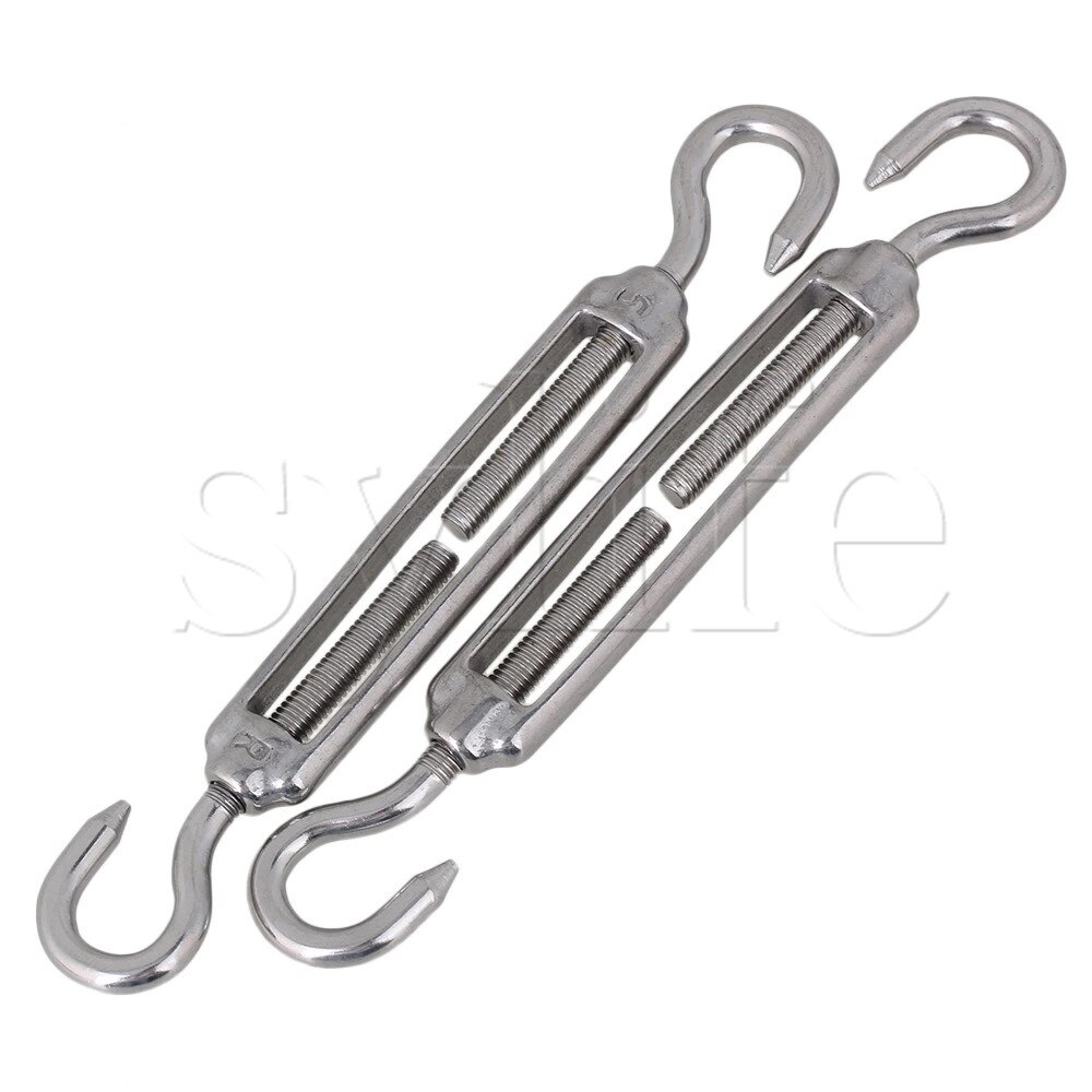 5pcs Hook to Hook Adjustable European Style 304 Stainless Steel M5