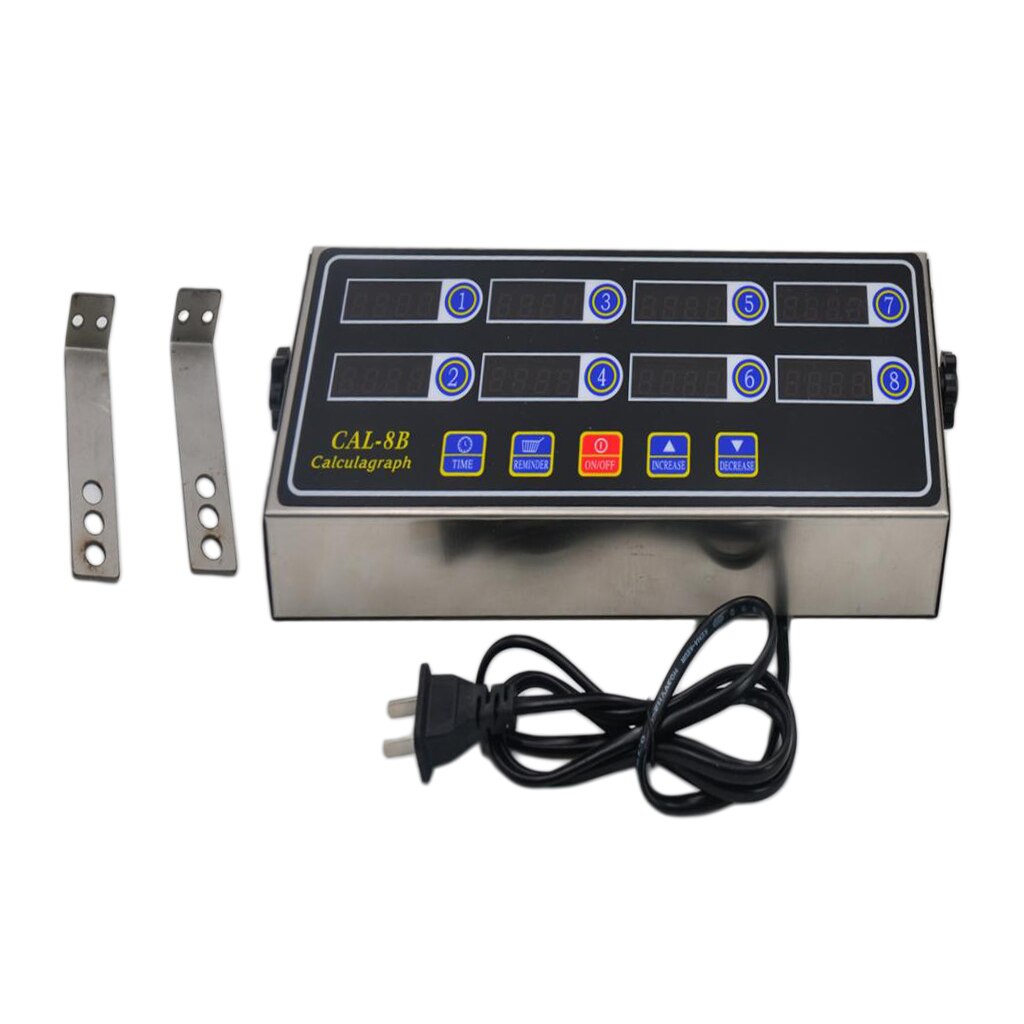 8 Channels Digital Timer Reminder Calculagraph Kitchen Cooking Timer