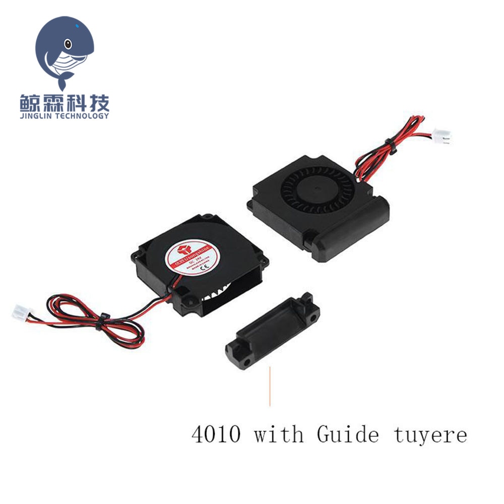 5PCS 4010 Blower 40x40x10mm Borstelloze Ventilator 5V 12V 24V Hydraulische Lager XH2.54-2P Terminals Voor 3D Printer Accessoires
