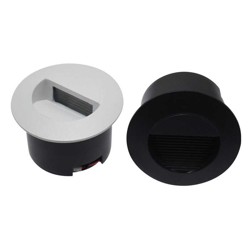 LukLoy LED Buried Light Round Embedded LED Foot Light Aisle Corner Lamp Villa Stair Step Waterproof Outdoor Foot Light