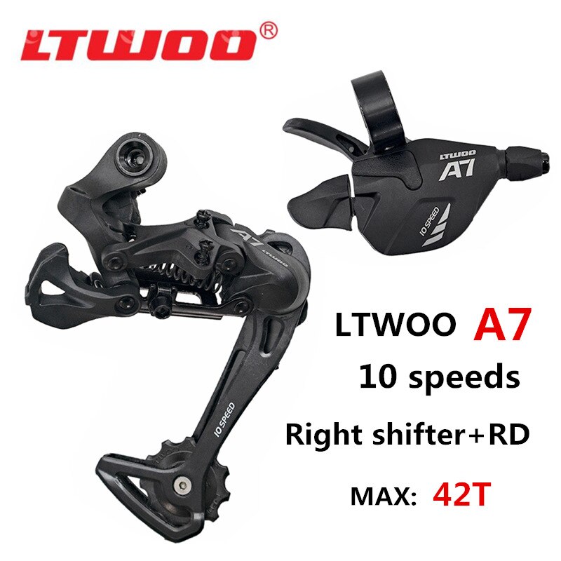 LTWOO-desviadores de velocidad A7 1x10, grupo de gatillo 10 s, 10v, palanca de cambios, interruptores de cambio trasero, Compatible con SRAM y SHIMANO: Long Groupset