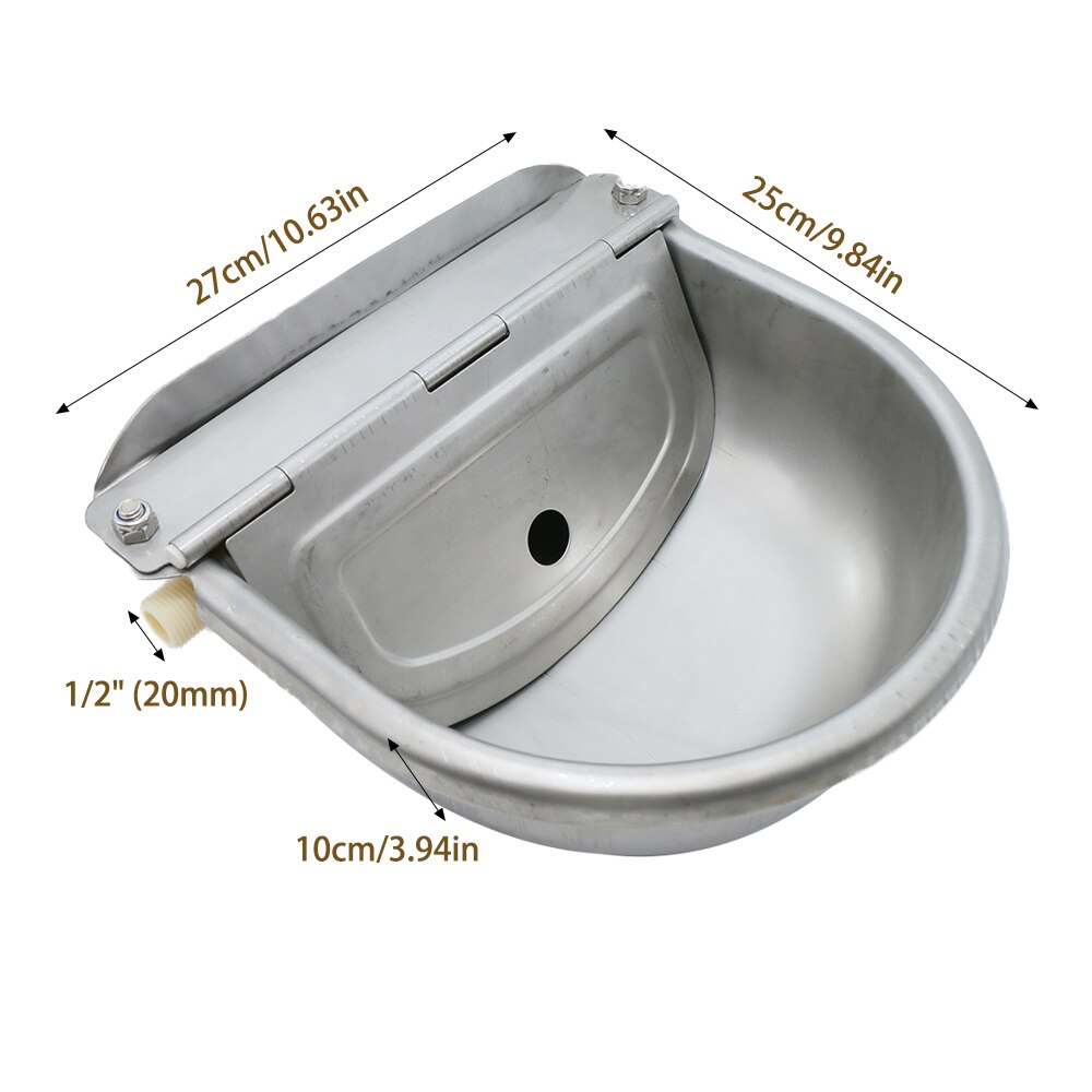 Cow Horse Drinking Bowl Dog Automatic Water Feeder Trough and Water Pipe Cattle Goat Sheep Bull Livestock Drinking Equipment