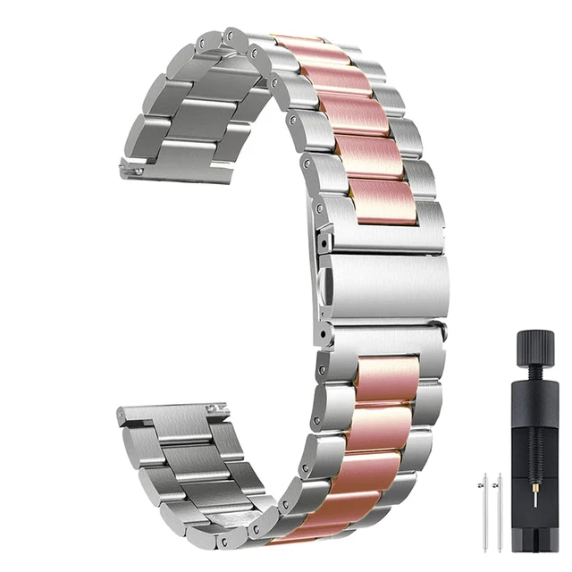 Correa de Metal para Omega X Swatch Joint MoonSwatch, pulsera de acero inoxidable de 20mm, accesorios de repuesto para pulsera de negocios: Verde negro
