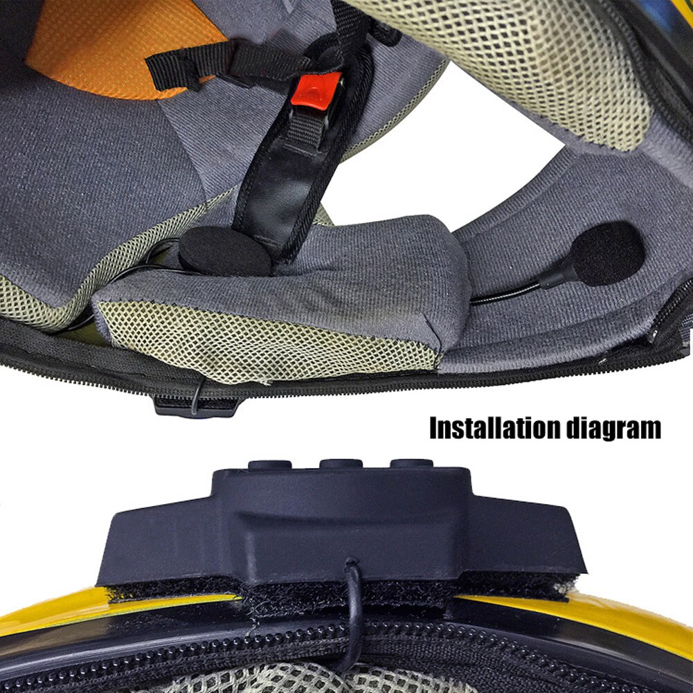 BT10 Long Standby Motorcycle Interphone Intercom Wireless Soft Riding With Microphone Helmet Headset Stereo Bluetooth Music