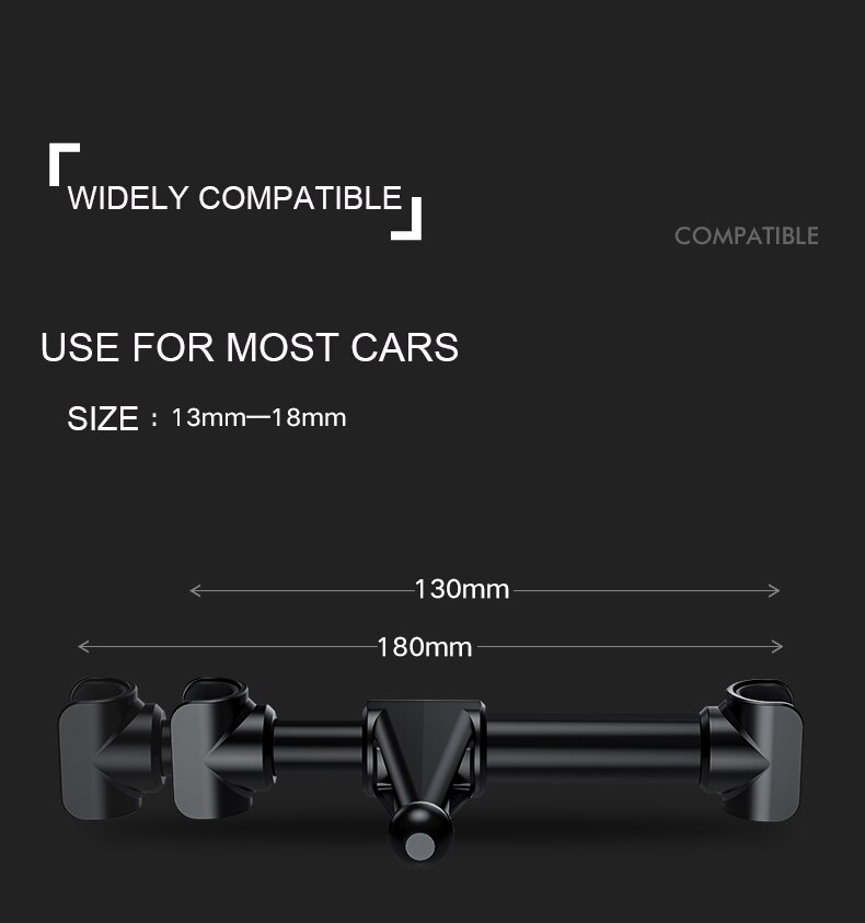 Adjustable Car Tablet Stand Holder for Phone/IPAD Accessories Universal Tablet Stand Car Seat Back Bracket For Inch Tablet