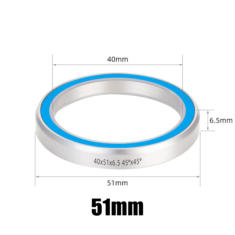 Bike Headset Bearings Sealed Head Tube Bearing Replacement Kit For Scooter Bicycle Semi-Integrated Integrated Angular Contact: PURPLE