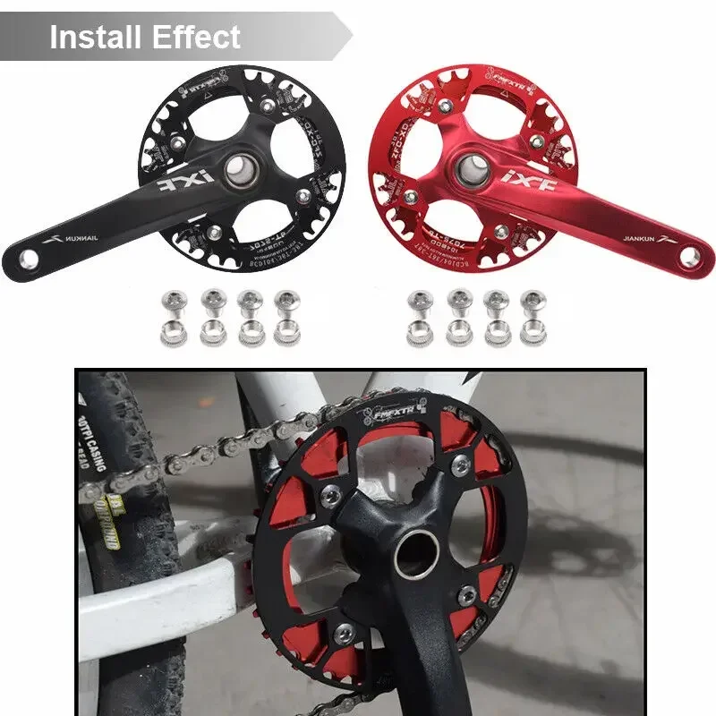Protecteur de pédalier de vélo, accessoires de manivelle, couvercle de protection de plateau VTT, commencerBCD, 32 T, 34 T, 36 T, 38T, 38T, 40 T, 42T