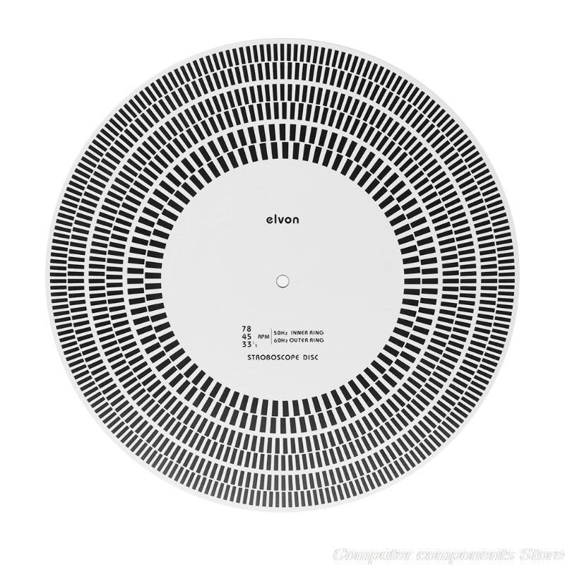 LP vinile giradischi Phono contagiri calibrazione stroboscopio disco stroboscopio Mat 33 45 78 RPM F19 21 Dropshipping