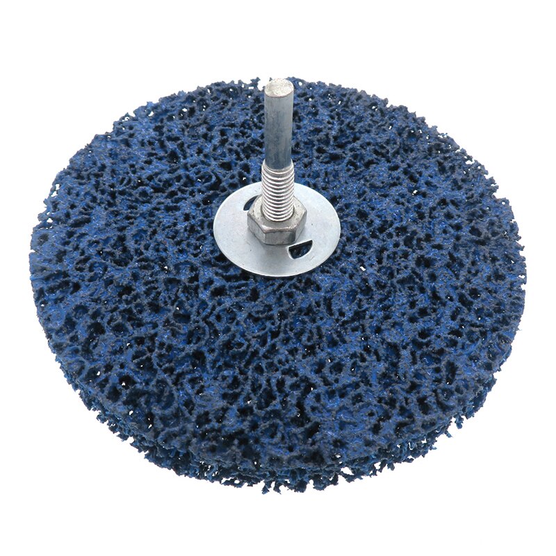 3pcs Strip Discs Abrasive wheel Paint Rust Removal Clean Grinding Wheel Paint Rust Removal Clean For Angle Grinder: 5inch blue