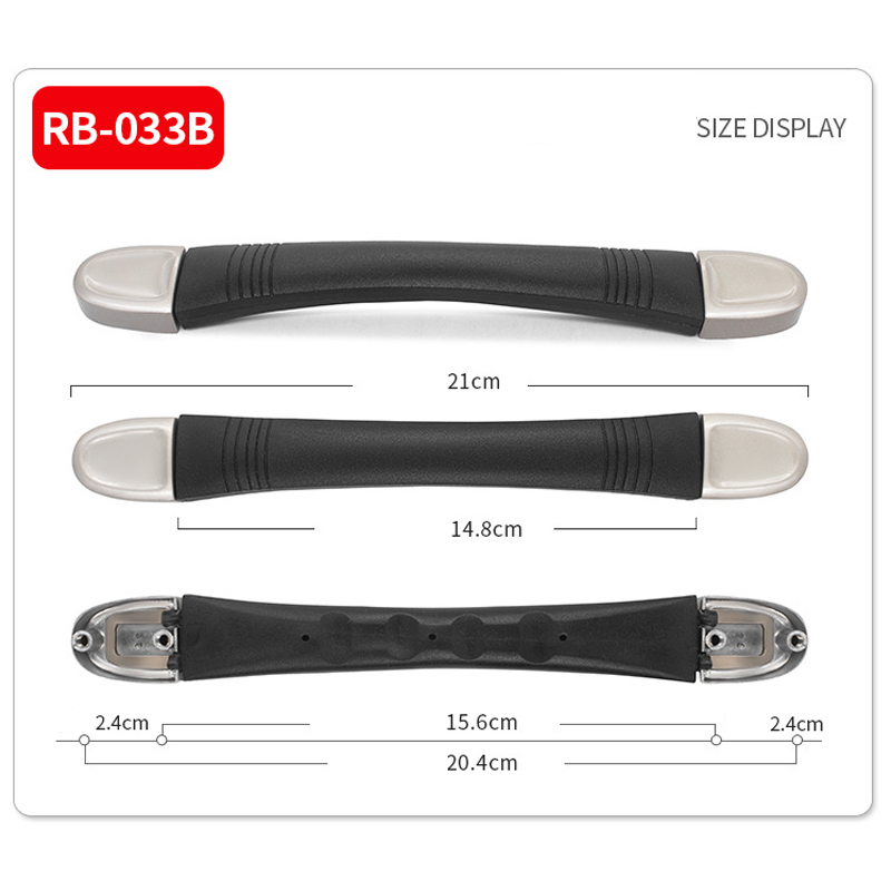 20 arten Schwarz Universal Gepäck Griff Koffer Griff Ersatz Reise Trolley Griff Tasche Griff Grip Zubehör: Orange