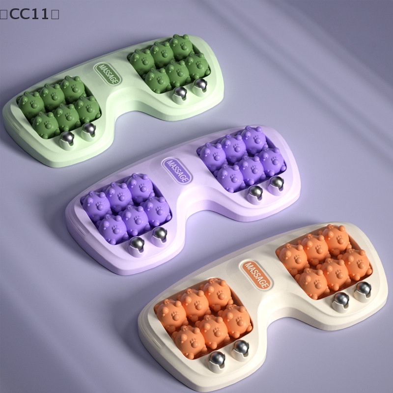 ómCC11 Parque Voetroller Massager Voetmassage Magnetische kralenroller Meerdere punten voetmassage Voettherapie Wrijven Voetmassageapparaat