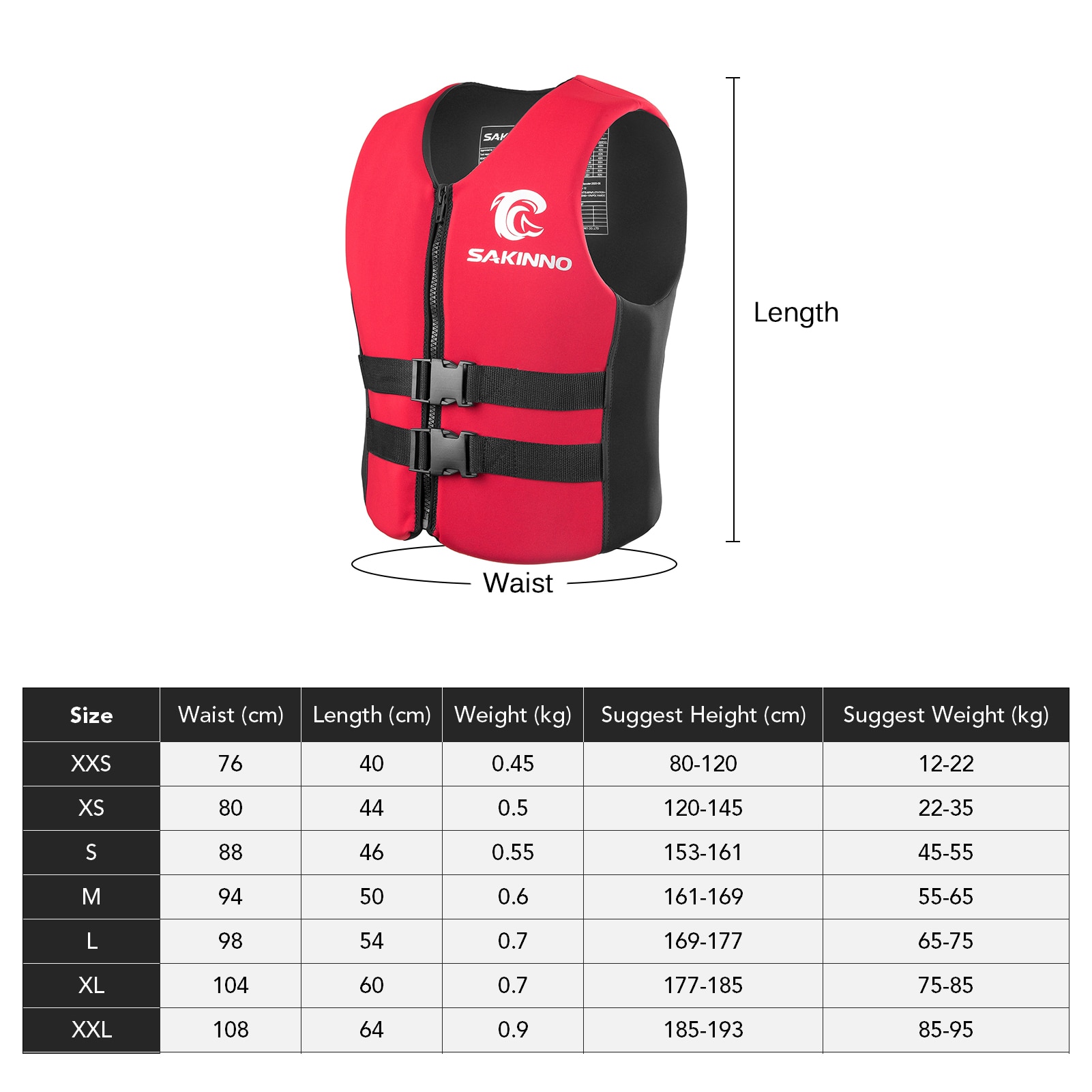 Water Sports Life Jacket Life-Saving Clothes Buoyancy Vest Motorboat Fishing Life Vest Surfing Anti-Collision Clothing Swim Vest