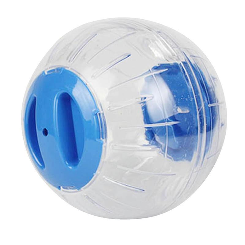 Plastic Running Ball Voor Pet Transparante Running Bal Plastic Grounder Jogging Hamster Speelgoed Kleine Dierbenodigdheden: blue / 12CM