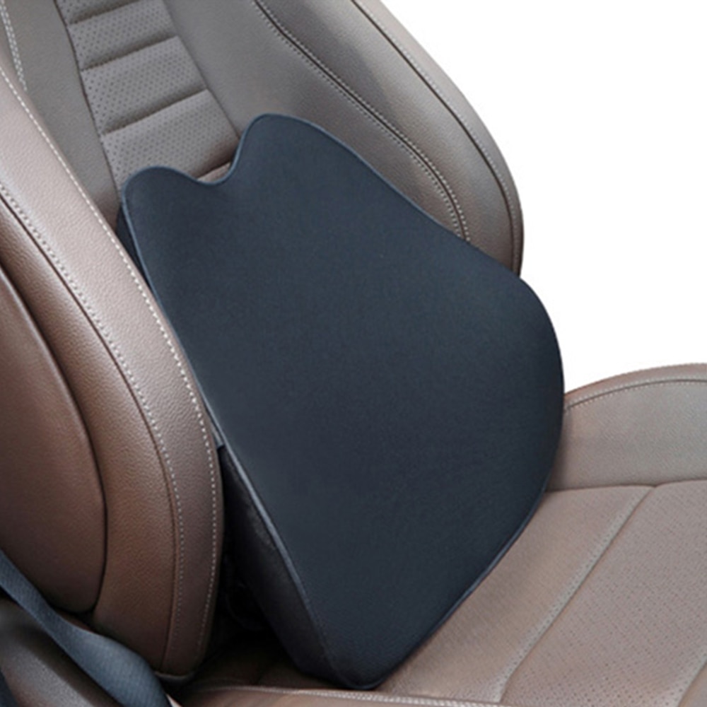 Almohada para reposacabezas de coche, cojín para asiento de coche, Protector de cuello, asiento de automóvil, accesorios para Restauto, algodón de memoria: Cushion Full Black
