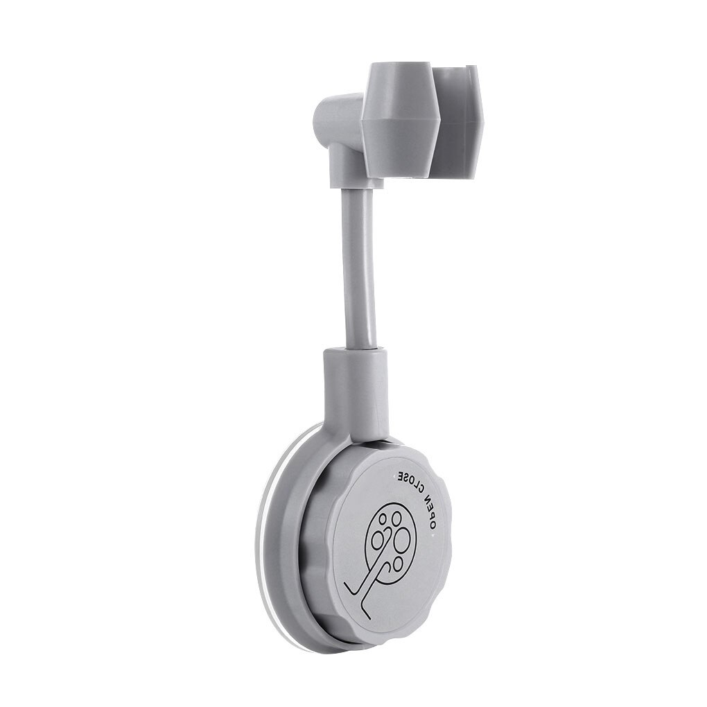 RecabLeght Suction Cup Shower Holder Black Adjustable Shower Head Holder Universal Bathroom Showerhead Bracket Nozzle Base Stand