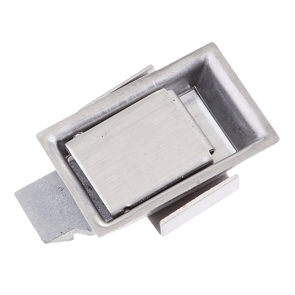 43 X28 Mm Stainless Steel Paddle Slam Latch With Lock - Flush Single Point Handle For Door Trailer RV Motorhome