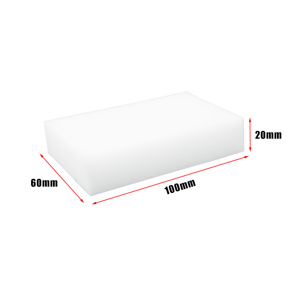 Esponja mágica de melamina, borrador de 10x6x2cm, esponjas de limpieza blancas, limpiador para accesorios de cocina y baño, 10/20/30/100 Uds.