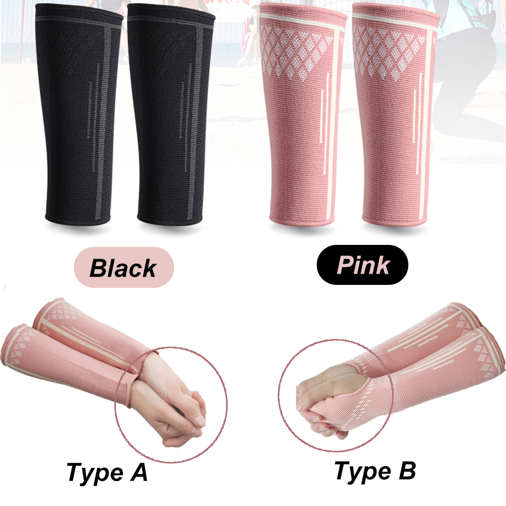 1 Paar Volleybal Arm Guard Polssteun Mouwen Passeren Onderarm Mouwen Oefening Pols Beschermer Sport Ademende Polsband