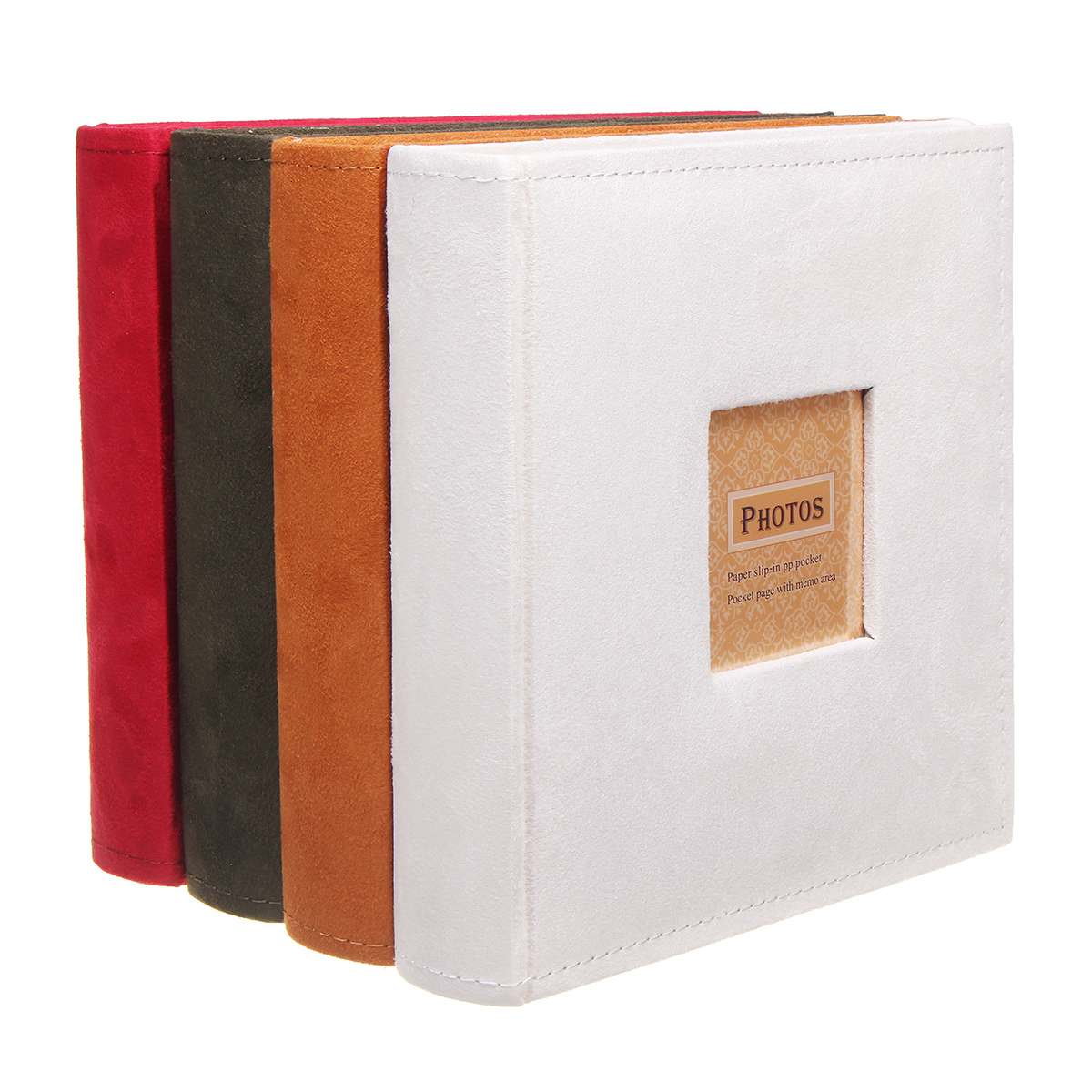 4R 6" Photo Albums Holds 200 Photos Slip In Memo Family Memory Picture Storage Hold Case Baby Wedding Graduation Album Scrapbook