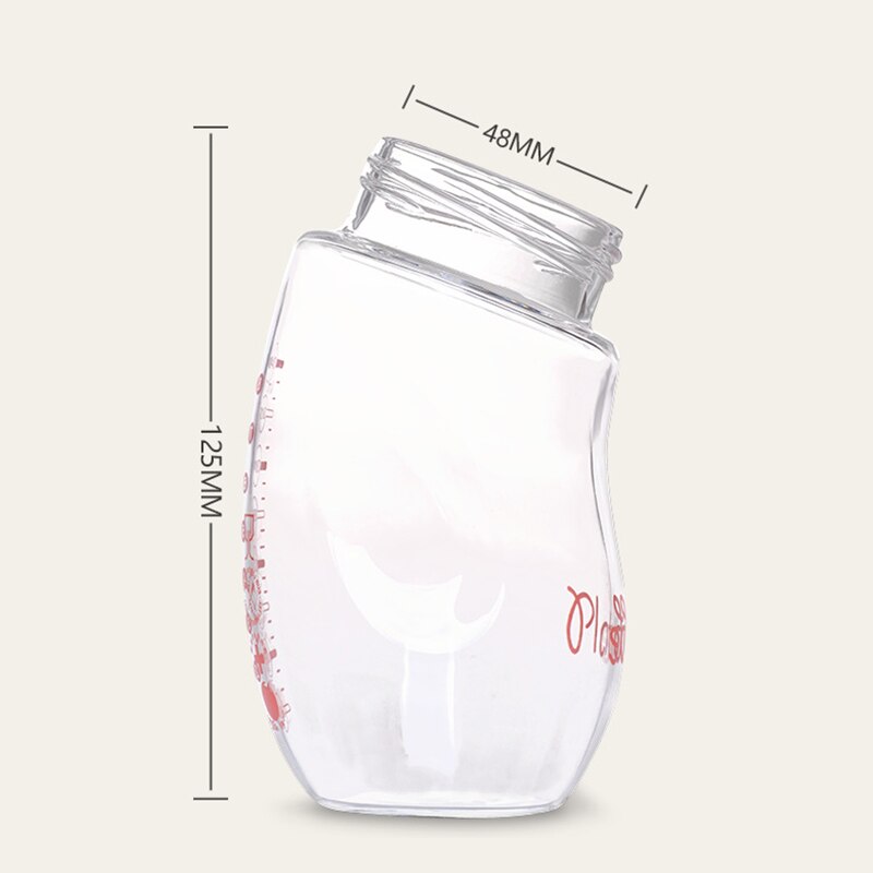 240ml baby silikone mælkefodringsflaske mamadeira vidro bpa gratis sikker spædbarnsjuice vandfodringsflaske kop glas ammeføde