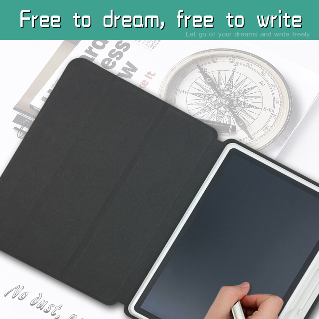10.1 Inch LCD Writing Tablet - Digital Handwriting Pad with Detachable Keyboard - ABS Plastic