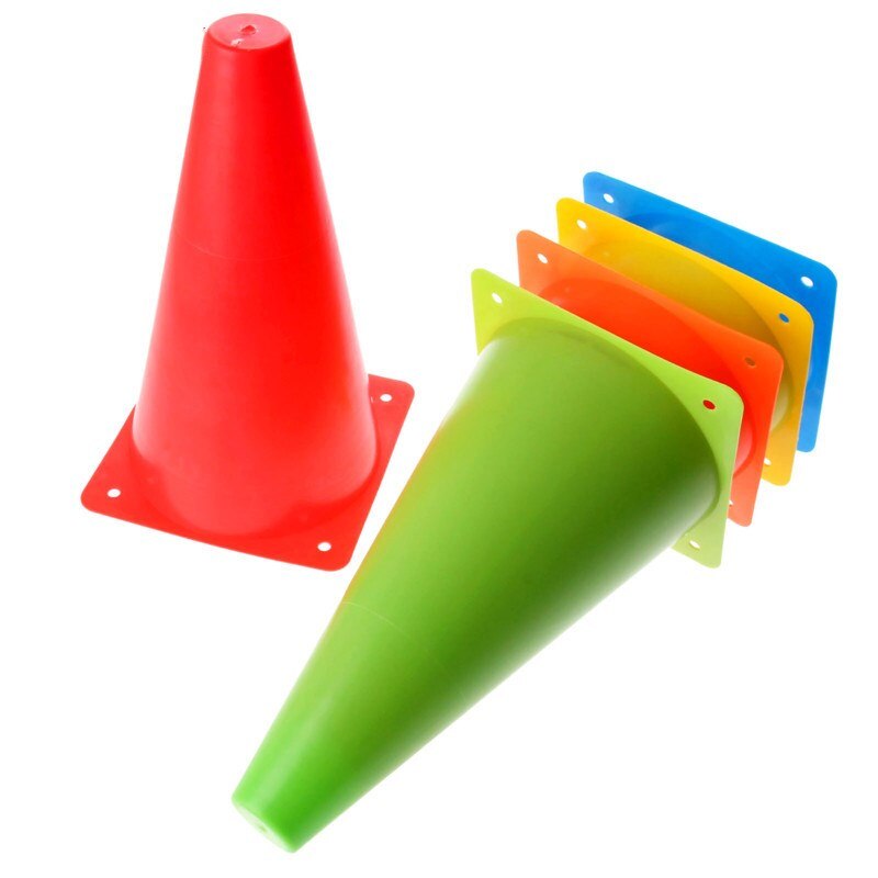 23cm Sports Agility Cone Marker Cones Road Traffic Speed Marker Safety Soccer Football Training Marker Red/Yellow/Blue/Green 1pc