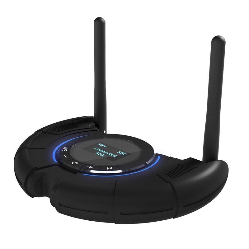 Bluetooth Receiver Transmitter 2 in 1 CSR8675 Bluetooth 5.0 Adapter Sn Display APP Control