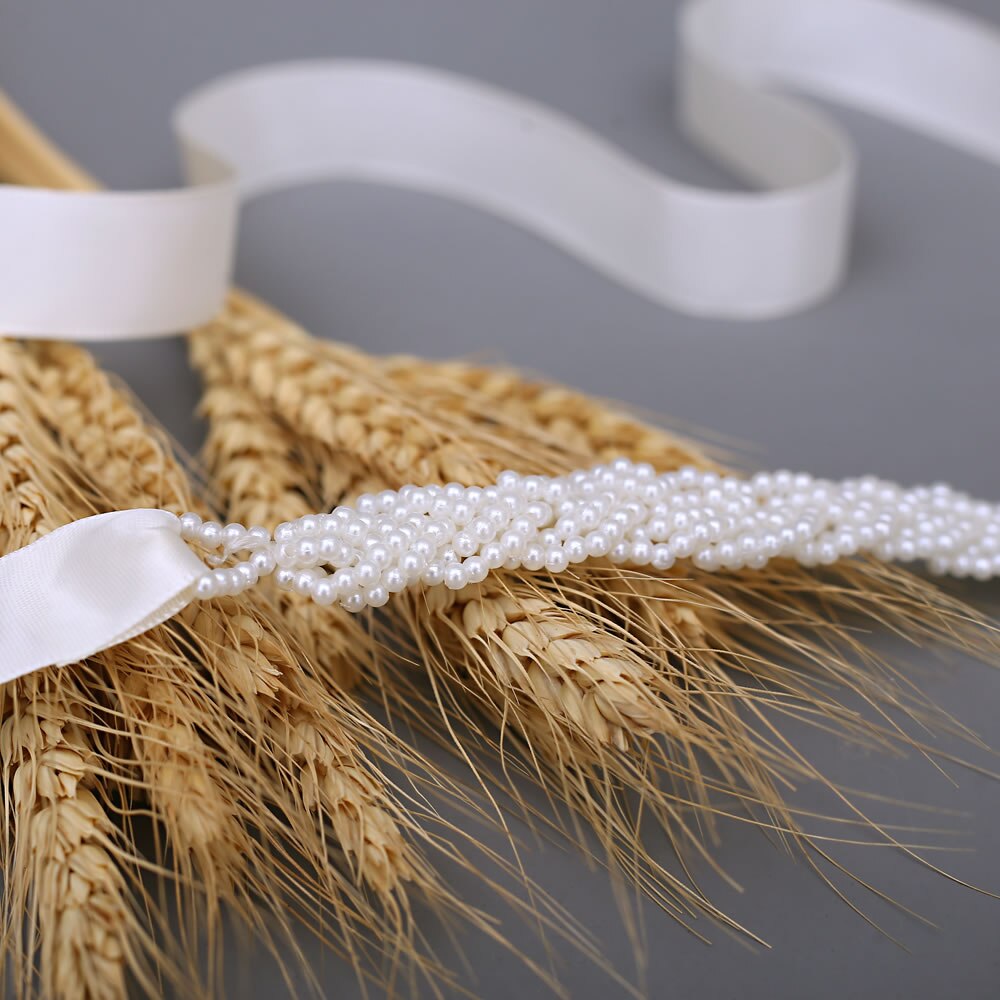 Thin Wedding Crystal Belt, Rhinestone Beaded Sash, Handmade Belts for Wedding, CB001 main image 1
