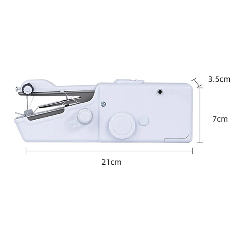 Máquina de costura manual portátil, sem corda, elétrica, construção rápida, suprimentos de vestuário diy, artesanato, jardim doméstico, bordado