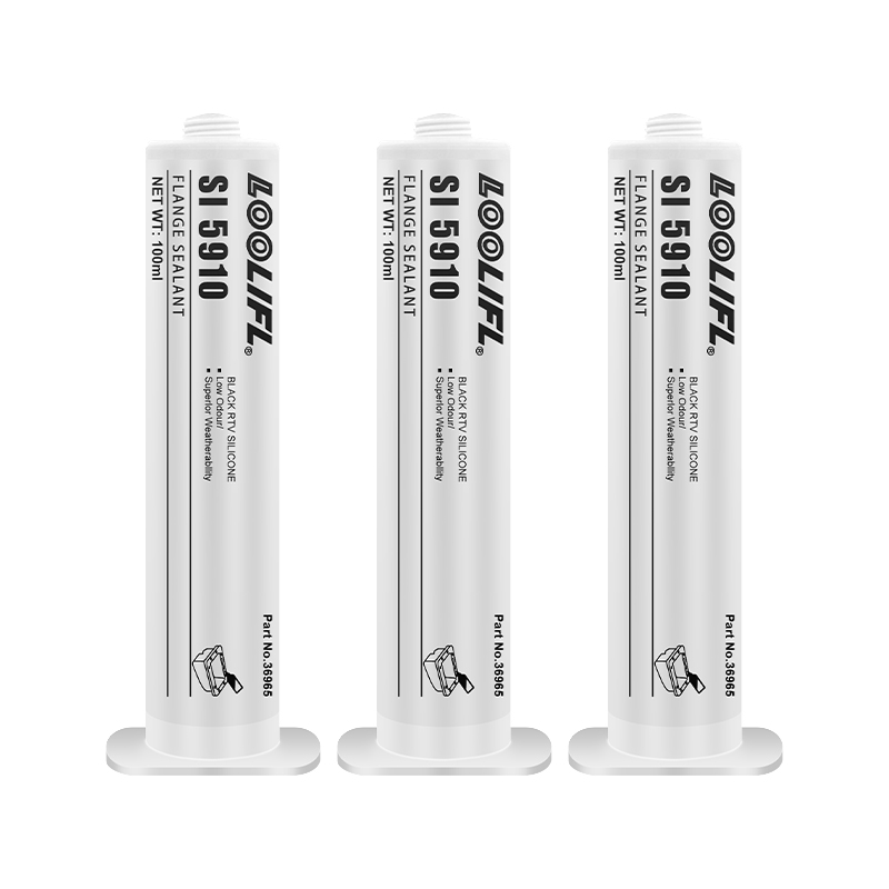 SL-5910 Zwart siliconen afdichtmiddel voor automotoren, oliebestendig op hoge temperatuur, langdurig lekvrij, hoge dichtheid, ultra viscositeit, lage geur, met gereedschap, 100 ml: Blauw