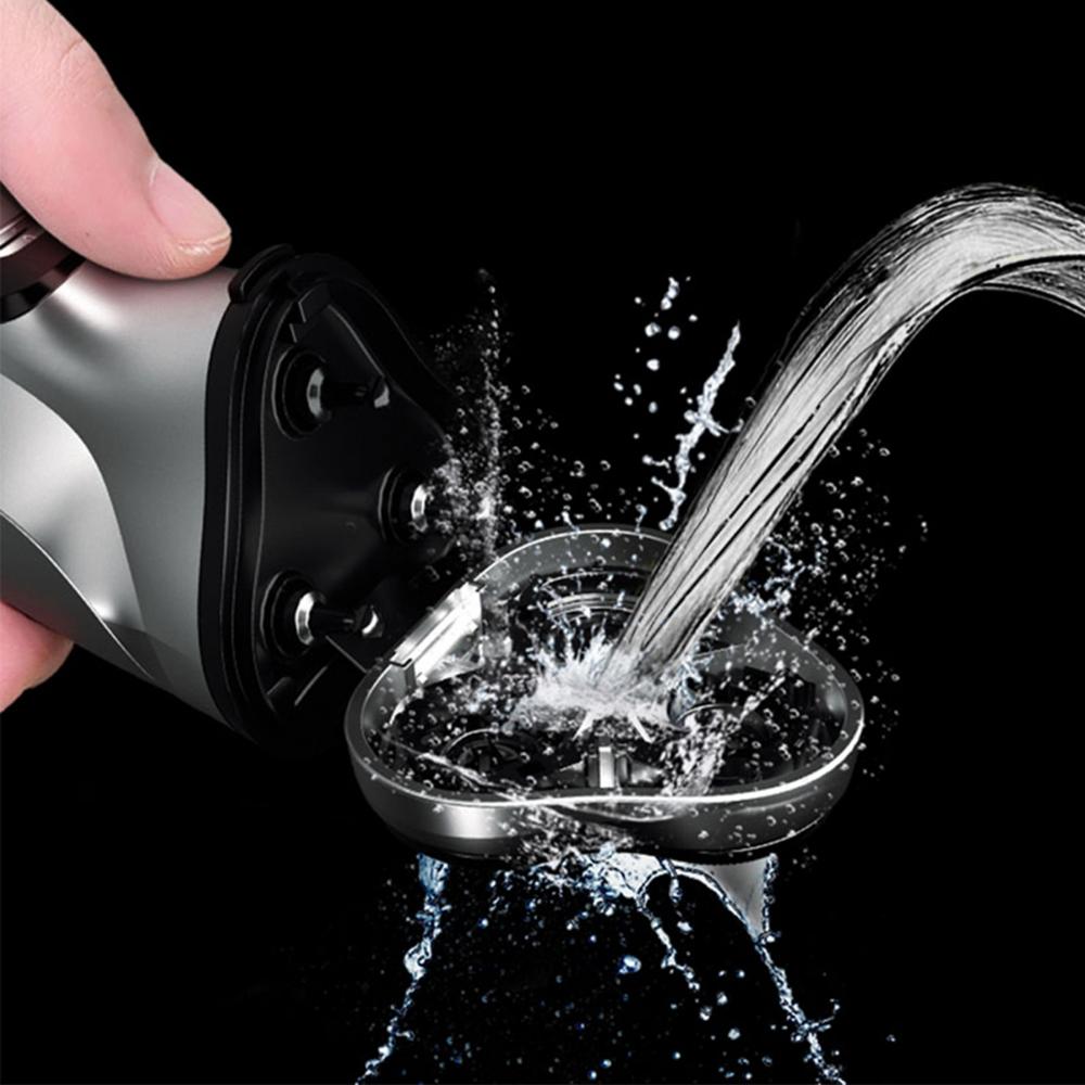 Xiaomi Enchen BlackStone-Afeitadora eléctrica 3D para hombre, afeitadora facial lavable con 3 cuchillas, máquina de corte de barba recargable por USB
