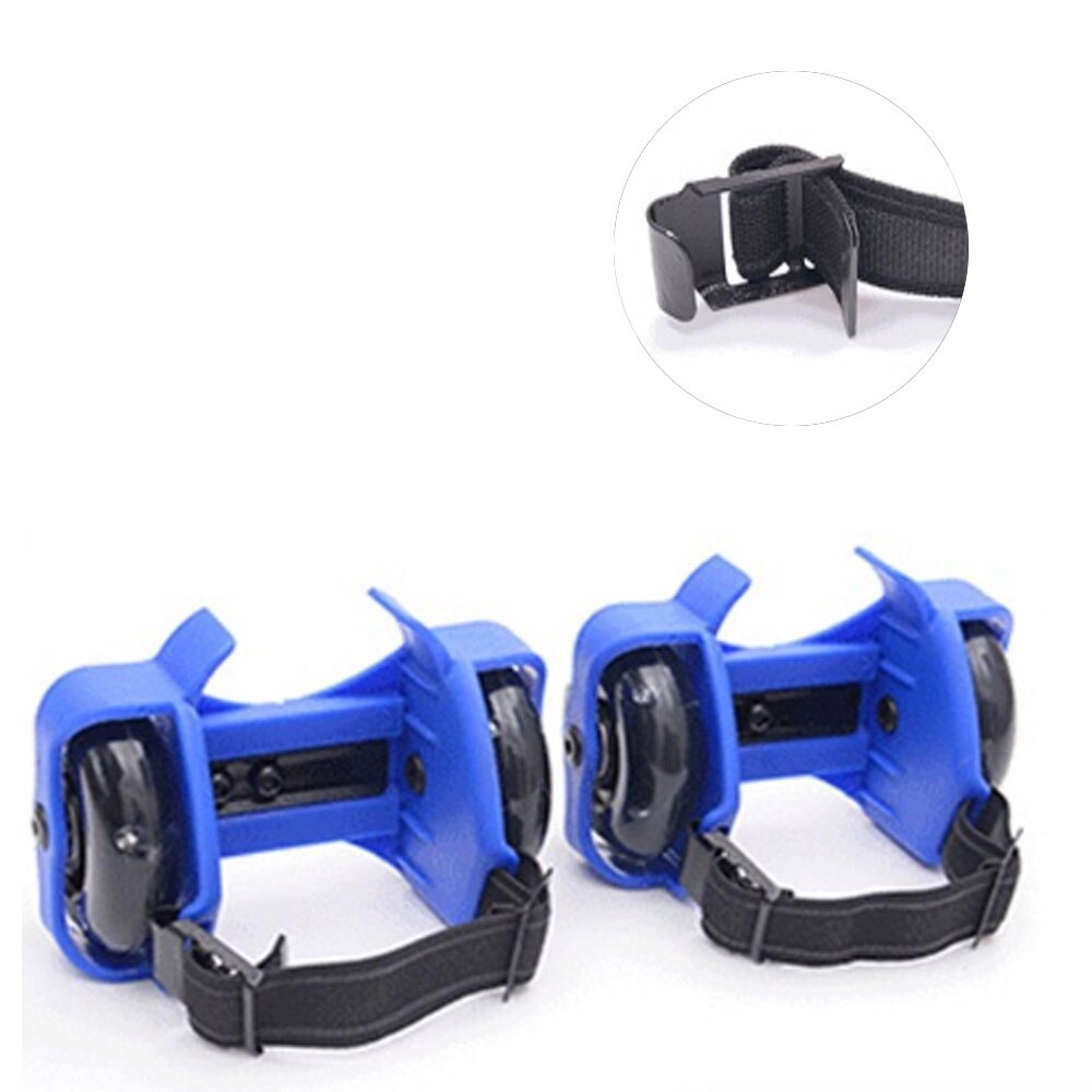 1 Pair flashing roller pulley shose adjustable small whirlwind roller skating shoes for children