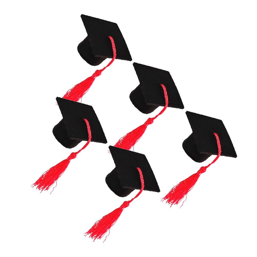 Couverture de bouteille de bière 5 pièces, Mini décoration créative pour remise de diplôme