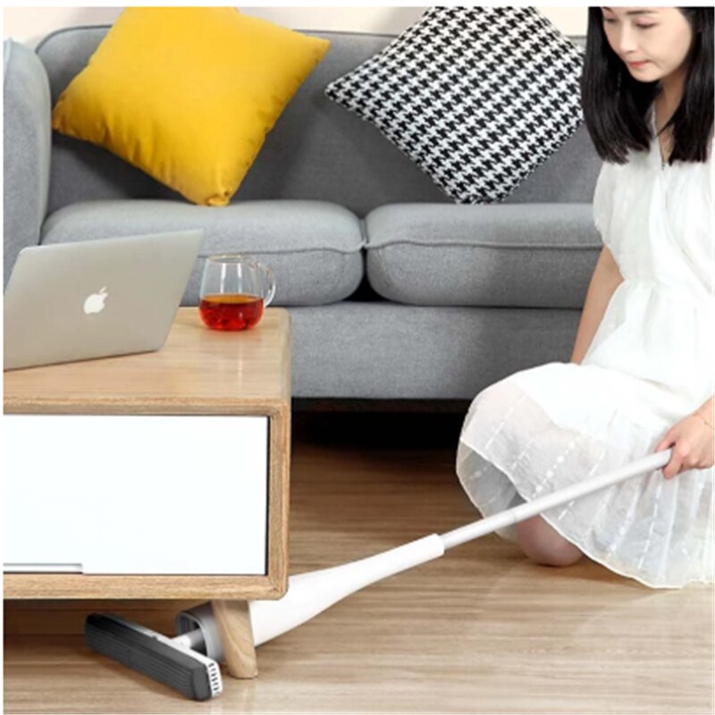 Automatic Self-Wringing Cleaning Mop Flat Mop with PVA Sponge Mop Heads Free Hand Washing for Bedroom Floor Clean Tool