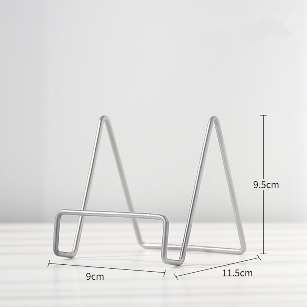 Geometric Iron Storage Rack Home Office Desktop Mobile Phone Stand Holder Multi-functional Rack Storage Organizer Kitchen Items: style2 S grey