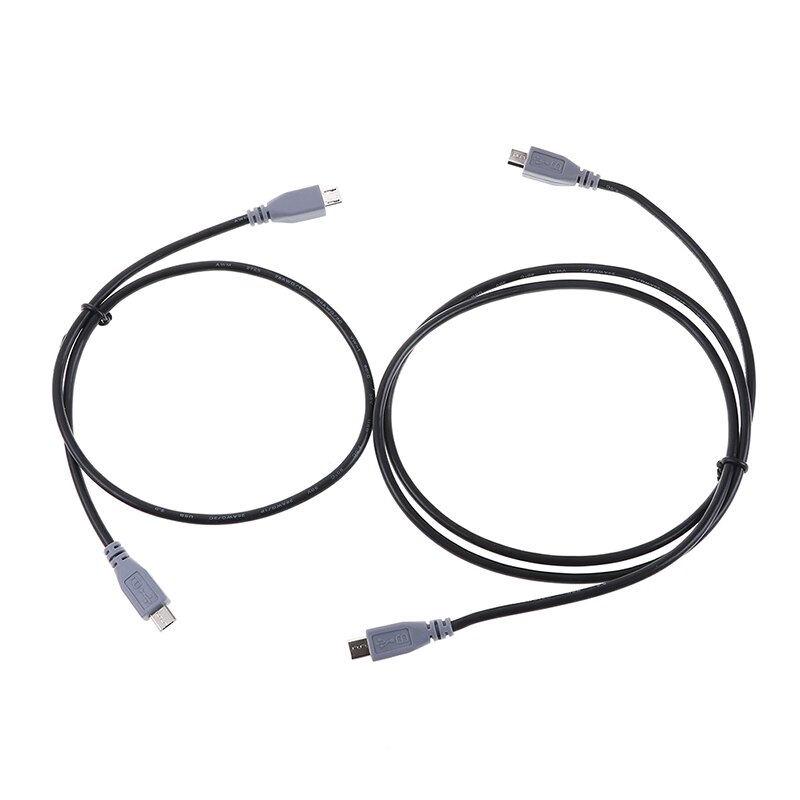 1pcs 25/50/100cm Micro USB Male To Micro USB Male Data Charger Cable For MP4 Phone