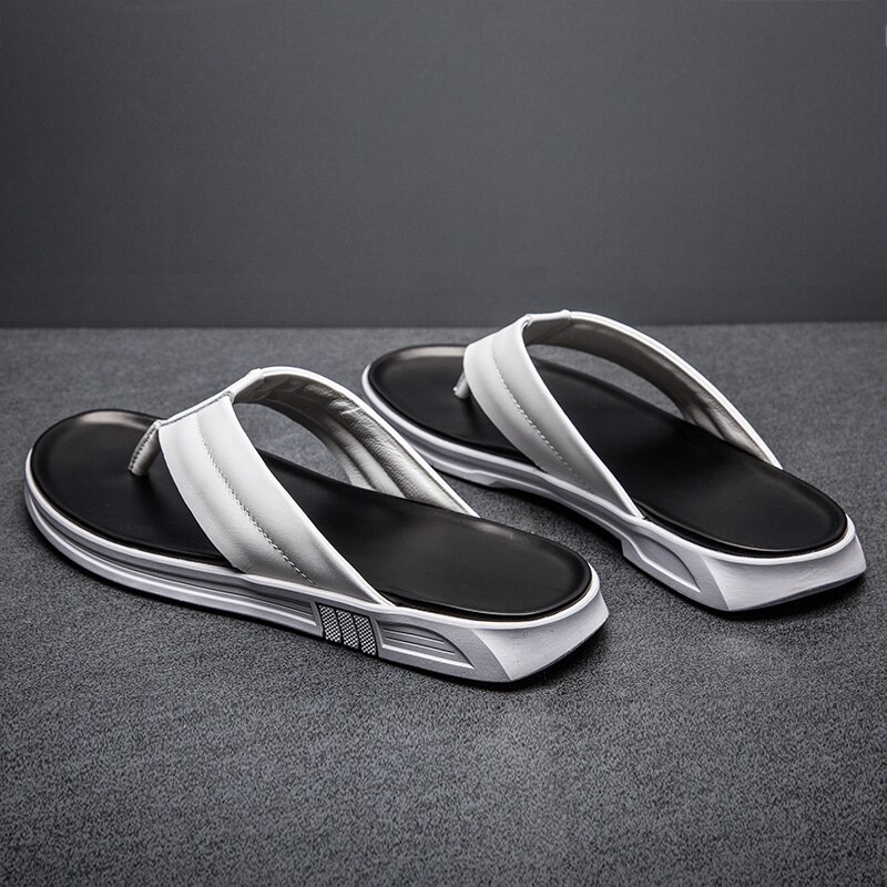 Tofflor-herr sommar sandaler non sliders floppar gummi flip zapatillas trabajo house sapatillas room home casa flip por